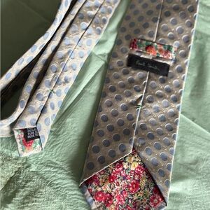 Paul smith polka dot textured tie luxury